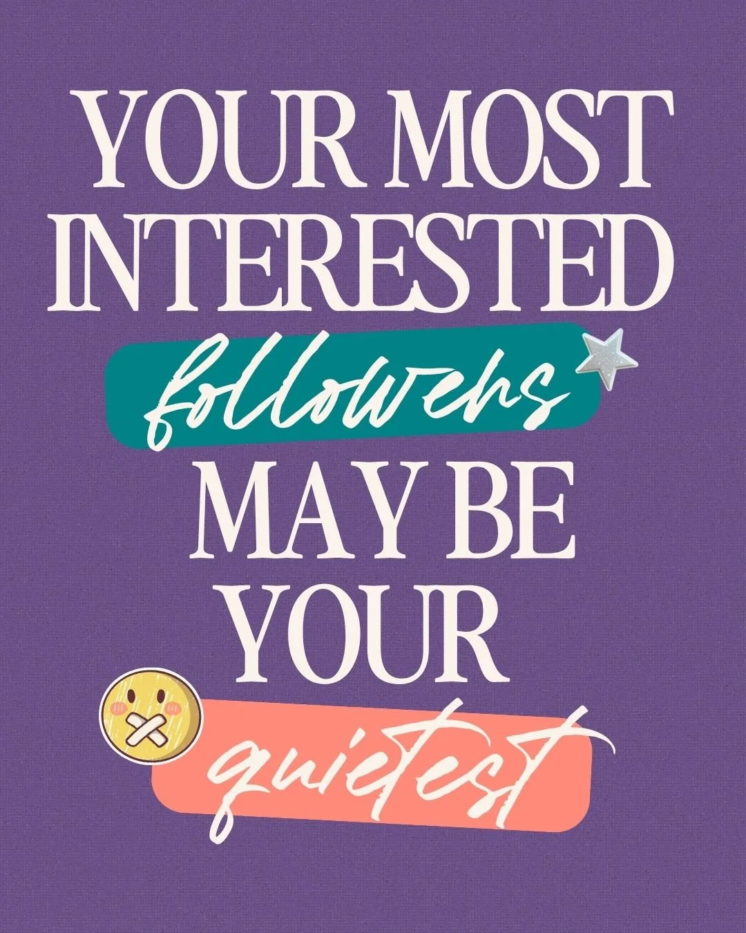 I am absolutely this person.

I&rsquo;ll follow you. I watch your stories. I know your dog&rsquo;s name. I know what you&rsquo;re launching.

Have I commented lately? Probably not.

Most of the time, I don't know what to say. I overthink it and worry