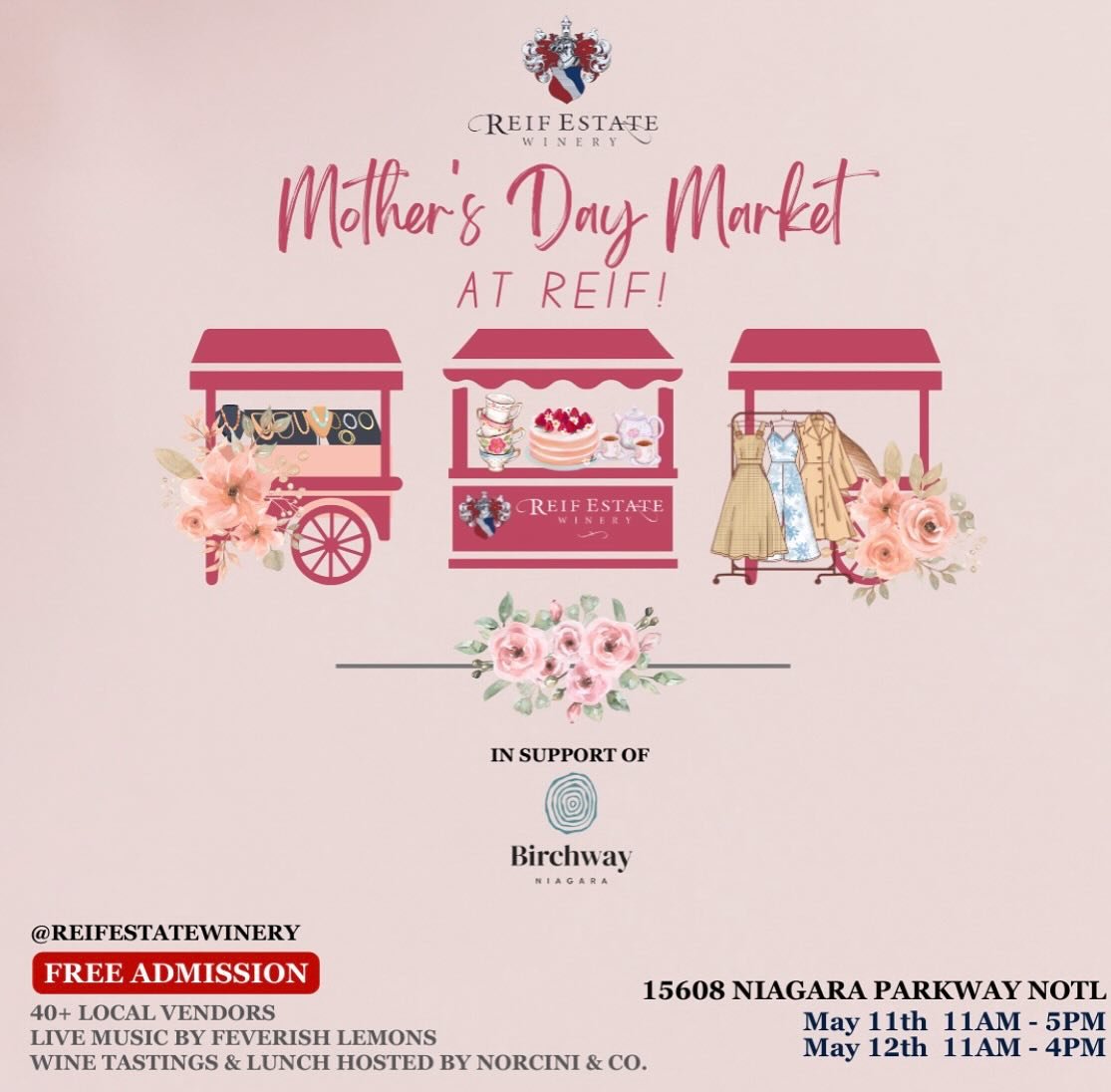 🎉 Exciting news! Find me as a featured vendor at the fabulous Mother&rsquo;s Day Market hosted by @reifestatewinery! 🌸✨ Dive into a weekend of delights with wine tastings, scrumptious lunch, and live music! Admission is free, so bring Mom and join 