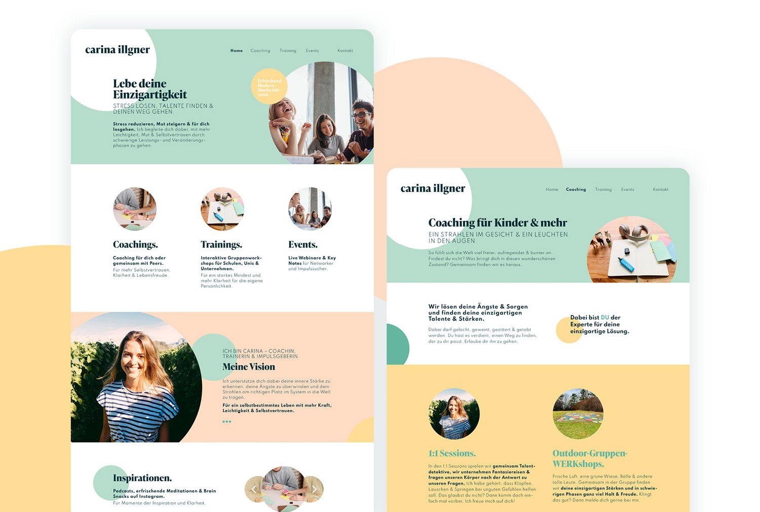 Website von Carina Illgner
