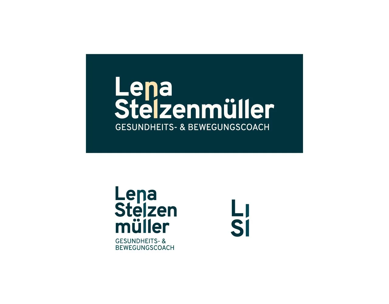 Logoversionen von Lena Stelzenmüller