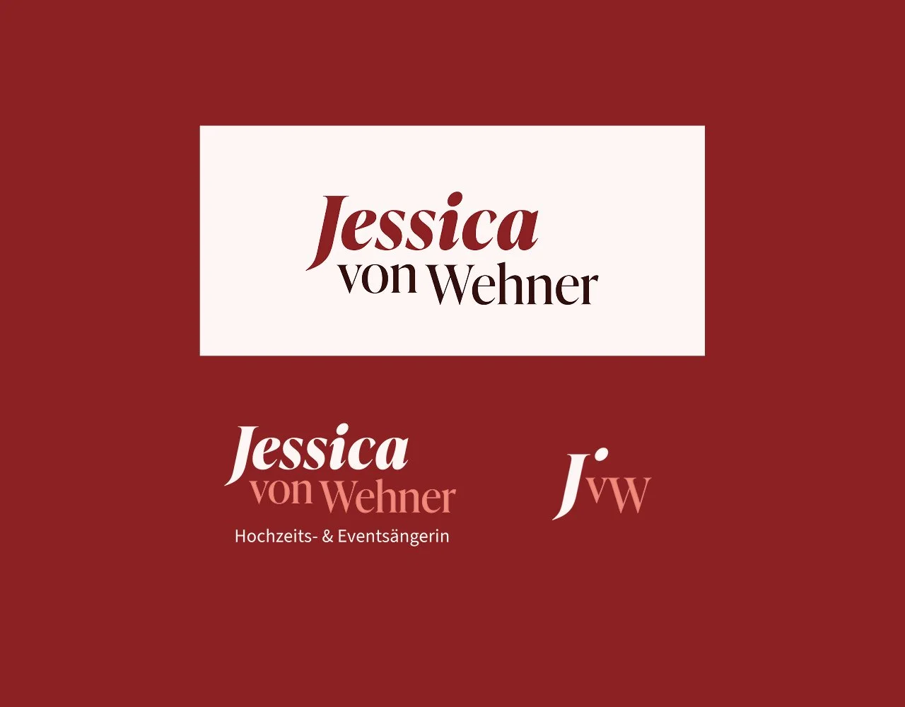 Logoversionen von Jessica von Wehner