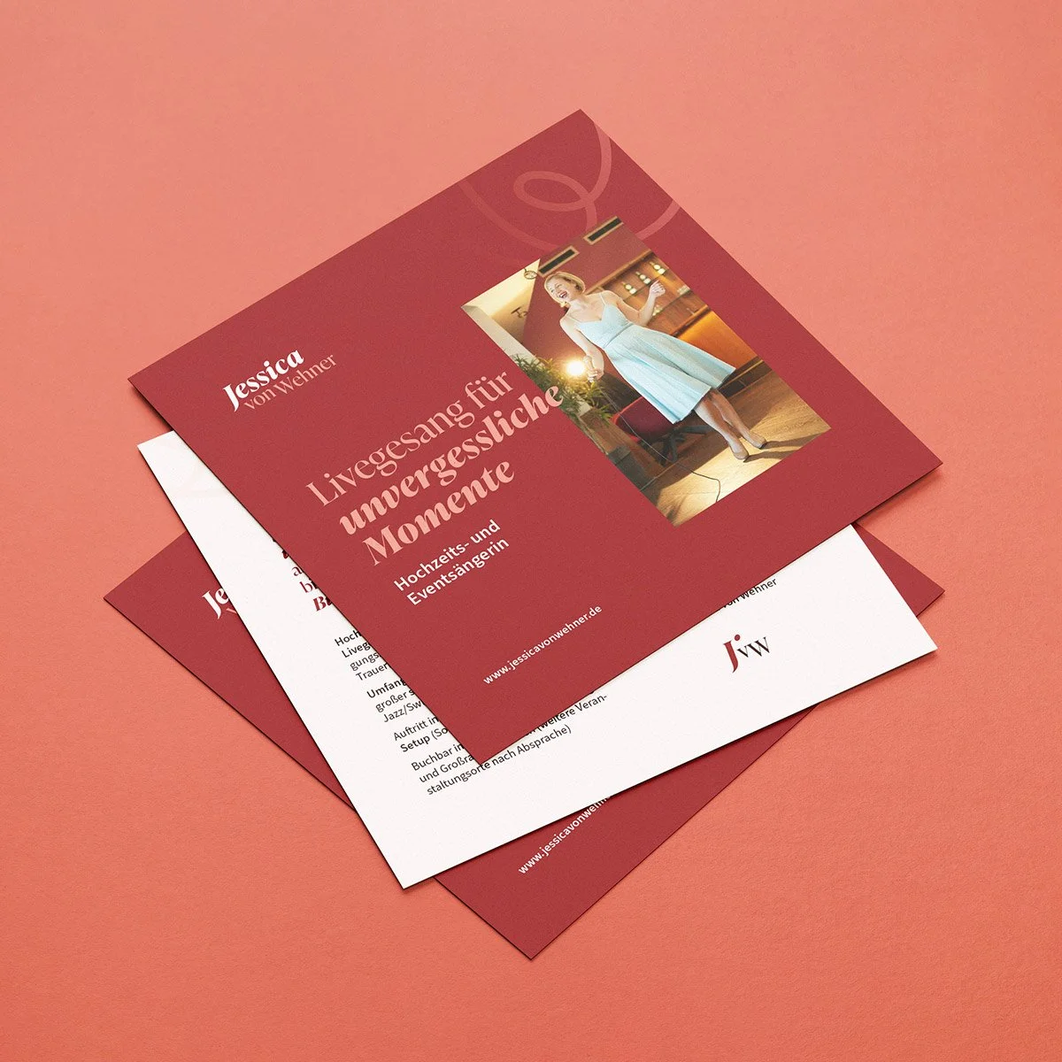 Print-Design für selbstständige Frauen – Flyer gestaltet von Bettina Mayer, Brand Designerin aus München