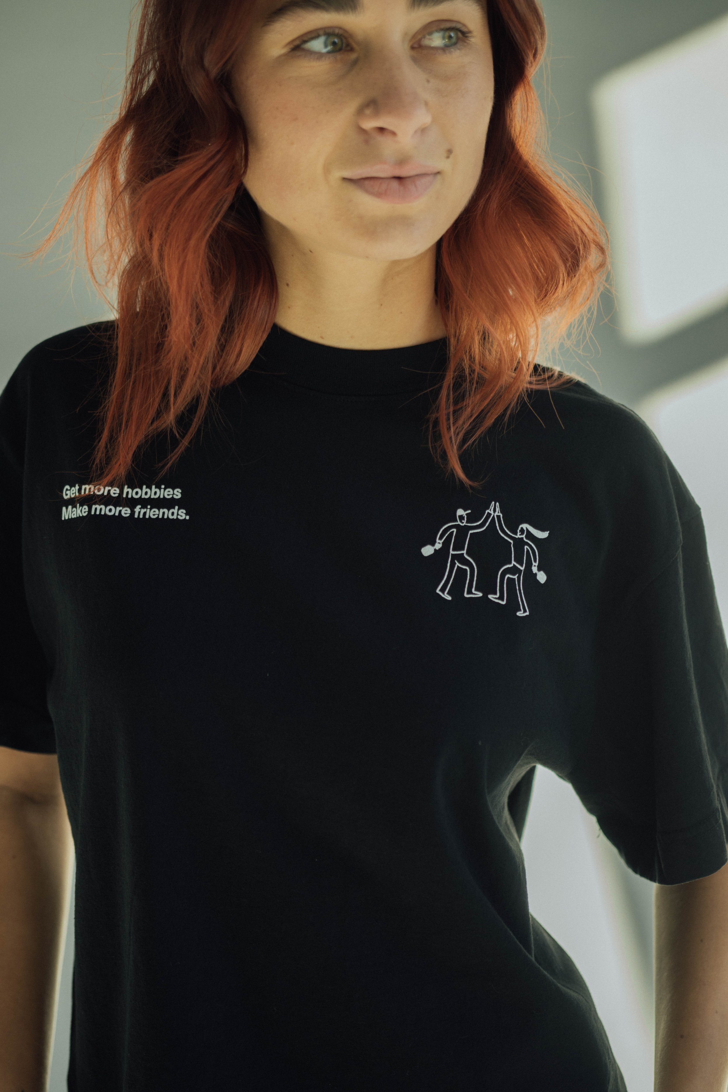 Make More Friends Boxy Tee