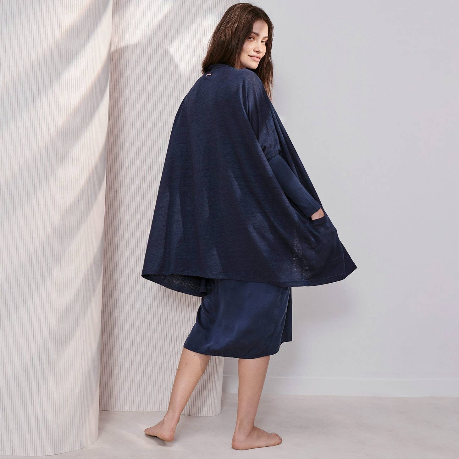 Linen Knit Cardigan — NAHARA HEALING ARTS