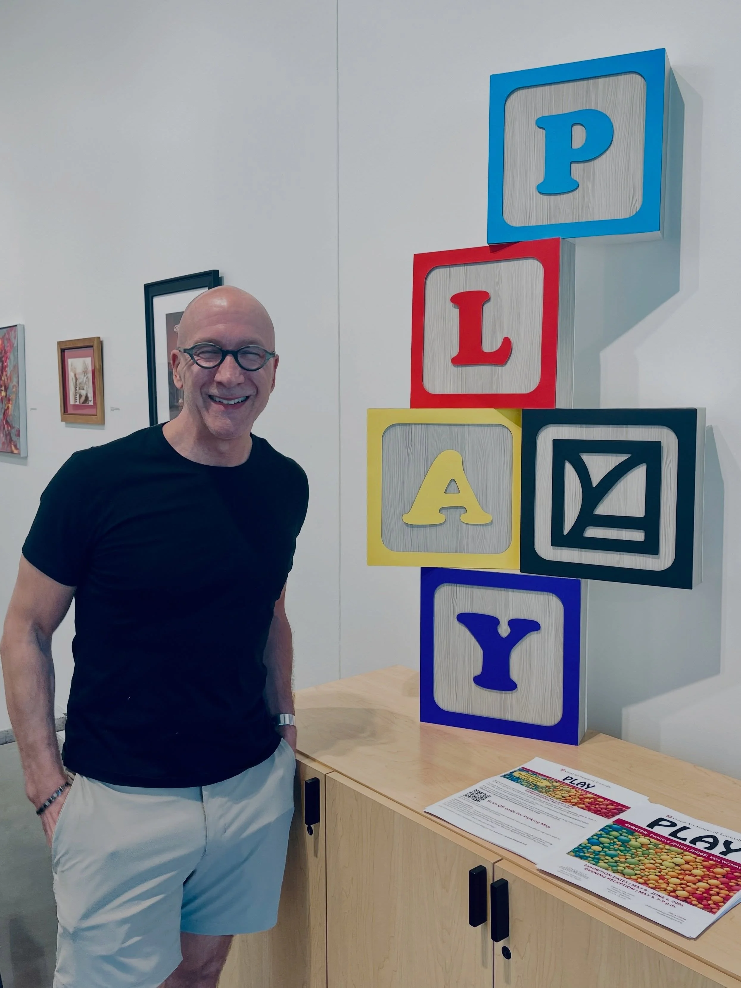 Thanks to @visualartleagueoflewisville and curator @danielejonesart for having me over yesterday to judge the Play Exhibition that opens tonight from 7-9 PM at the Lewisville Grand Theater. 

So many beautiful works of art - the judging was very diff