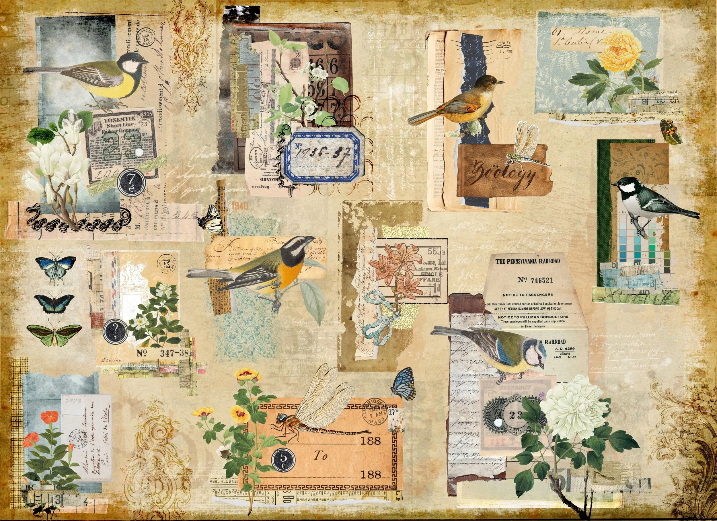 Scrappy Masterboard Decoupage Paper