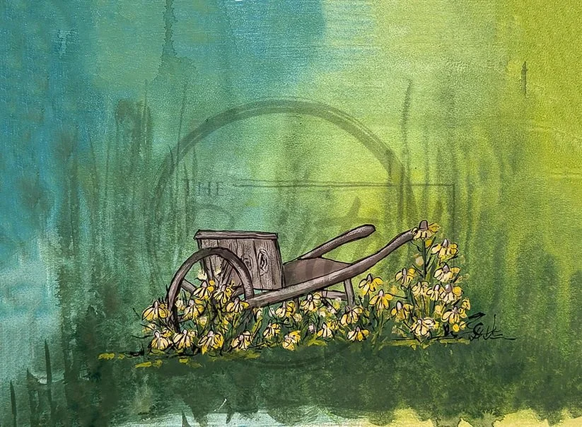 The Gathering Cart Rice Paper