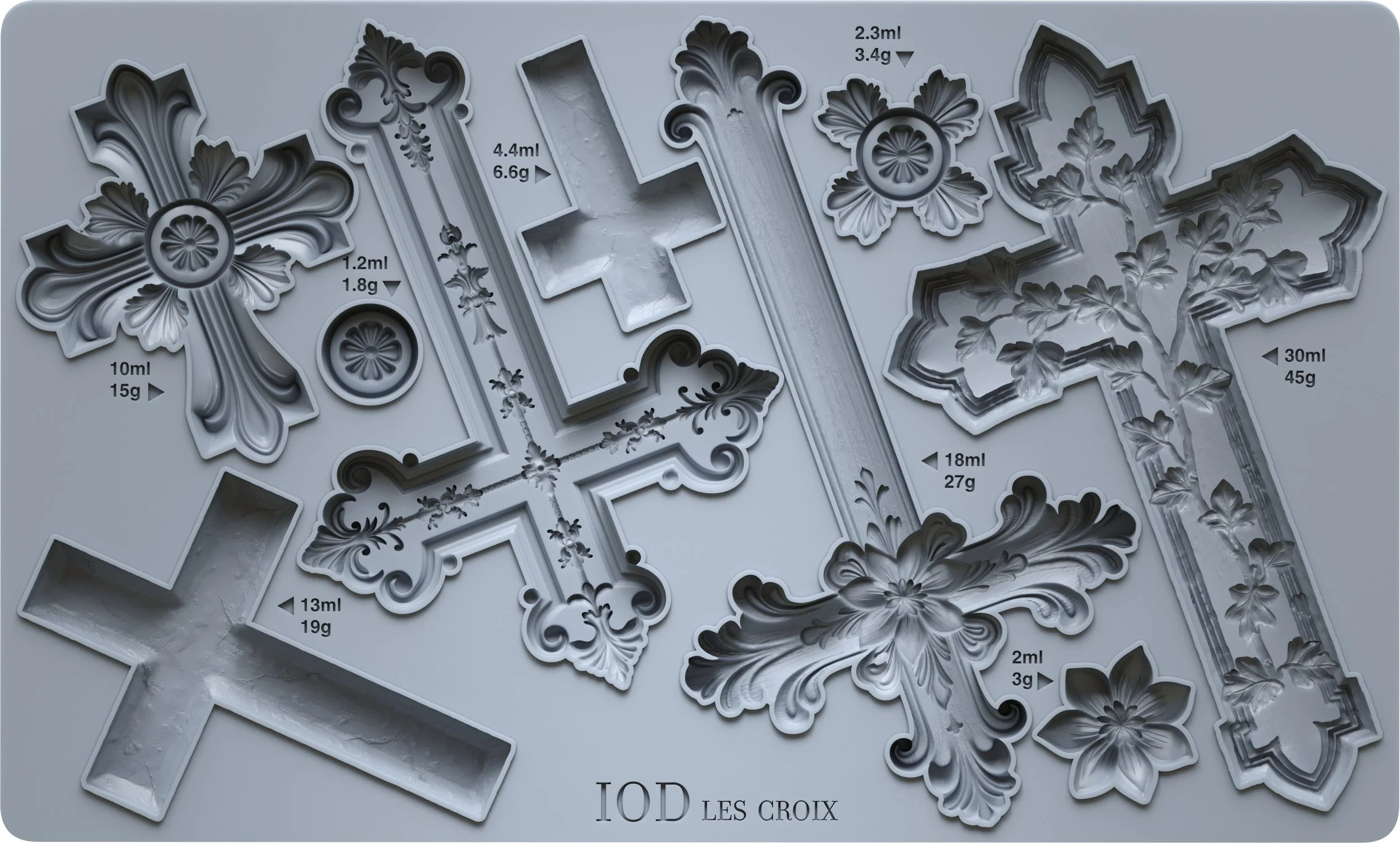 Les Croix 6x10 IOD Mould