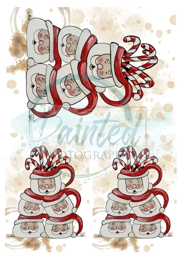 Santas Cupboard Multiple Rice Paper