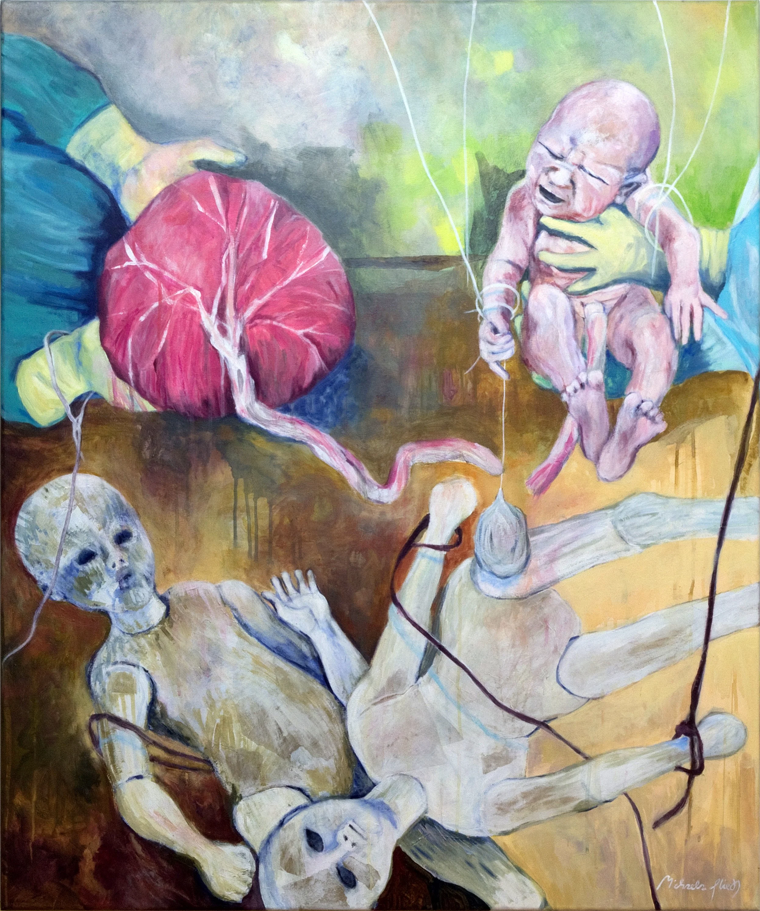 "ENTBUNDEN" (2016) 120x100cm