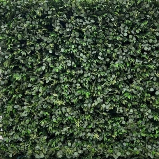 The Luscious Leaves greenery wall, full view