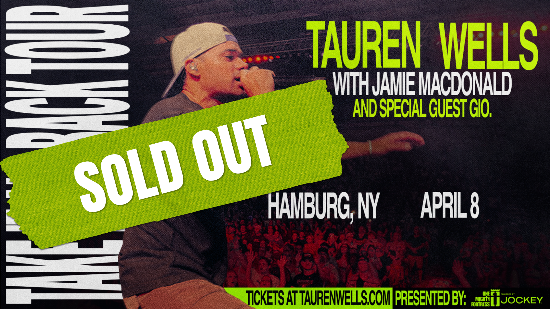 Tauren Wells Take It All Back Tour