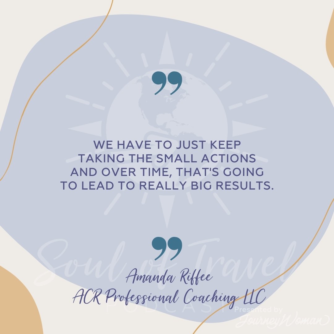 Instagram Quote Post Caption
&ldquo;We have to just keep taking the small actions and over time, that&rsquo;s going to lead to really big results.&rdquo;
~ Amanda Riffee

🌎​​​​​​​​

Christine Winebrenner Irick&rsquo;s interview with Amanda Riffee is