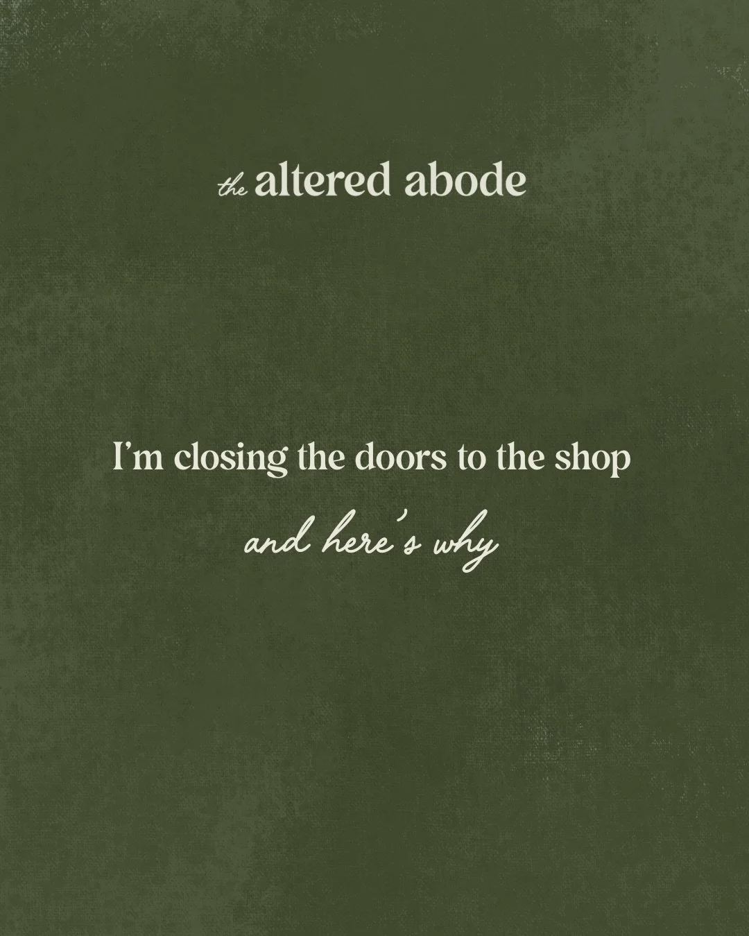 Two years later: not the exact post I expected to make.