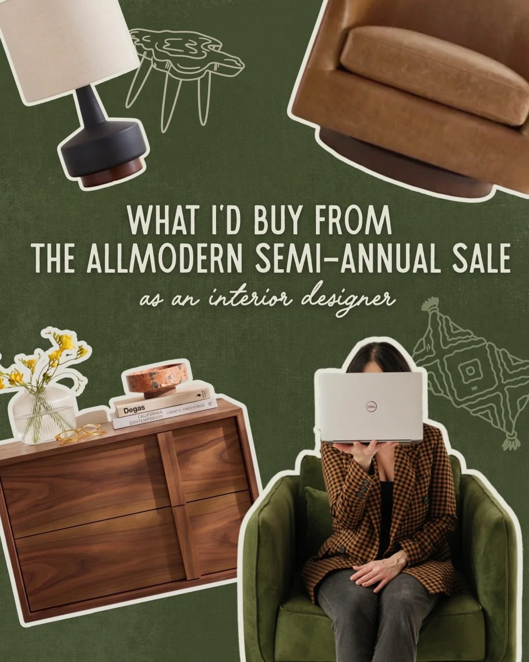 It&rsquo;s definitely no secret how much I love @allmodern by now and I&rsquo;m sharing my favorite go-to items I&rsquo;ve been using in client projects over (and over) again plus a few things I&rsquo;ve gotten for my new apartment in the city.

&hel