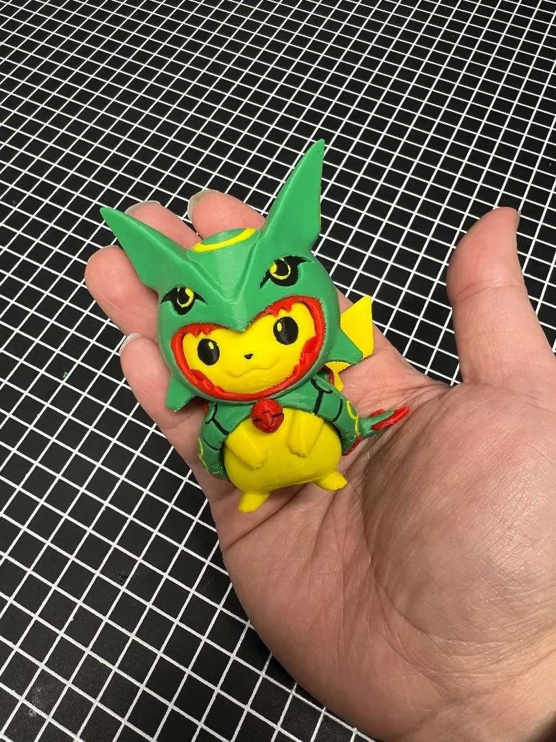Pikachu Rayquaza Poncho