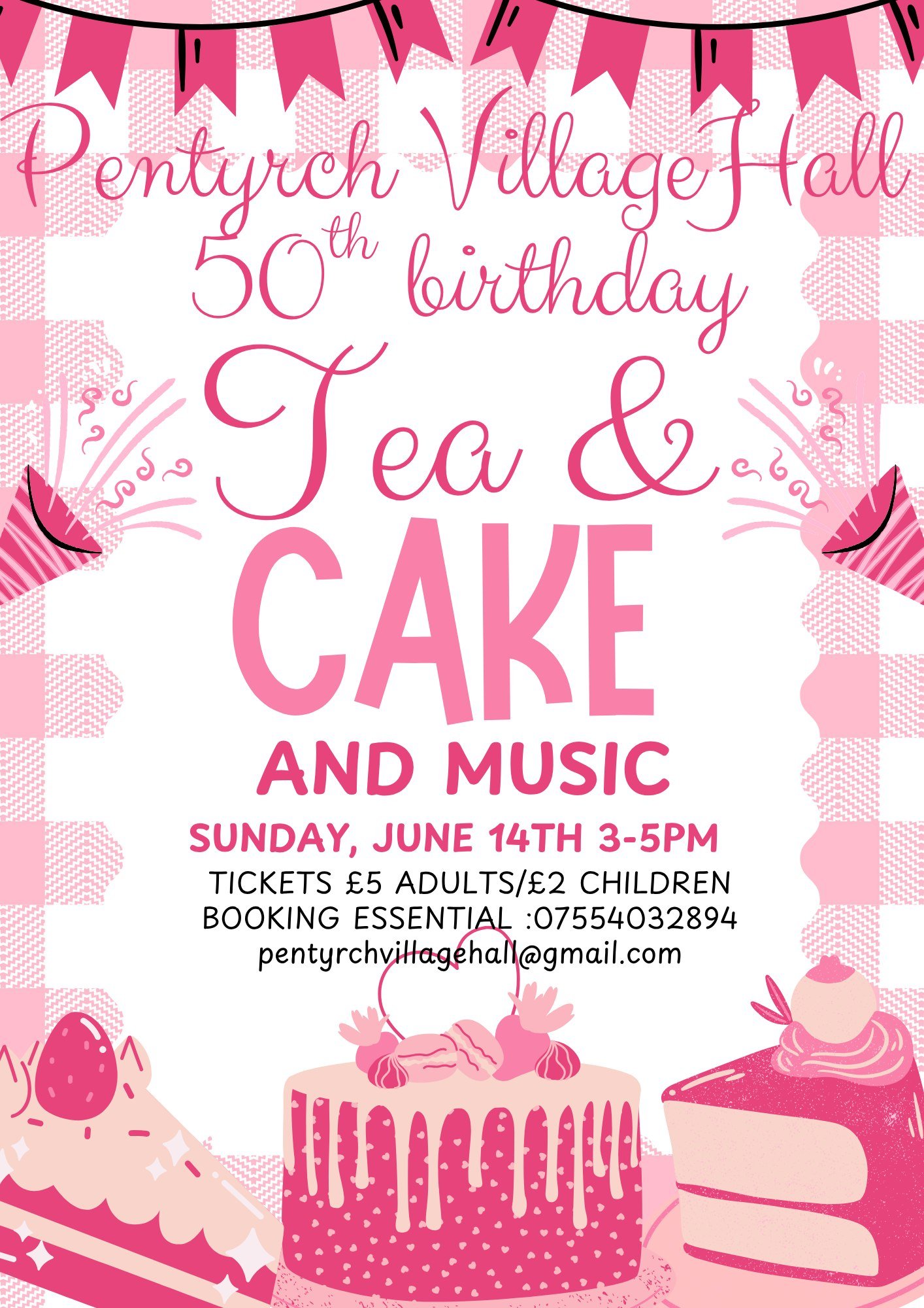 Pentyrch Village Hall 50th Anniversary Afternoon Tea