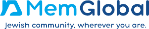 MemGlobal logo with slogan 'Jewish community, wherever you are.' - For Moshe House