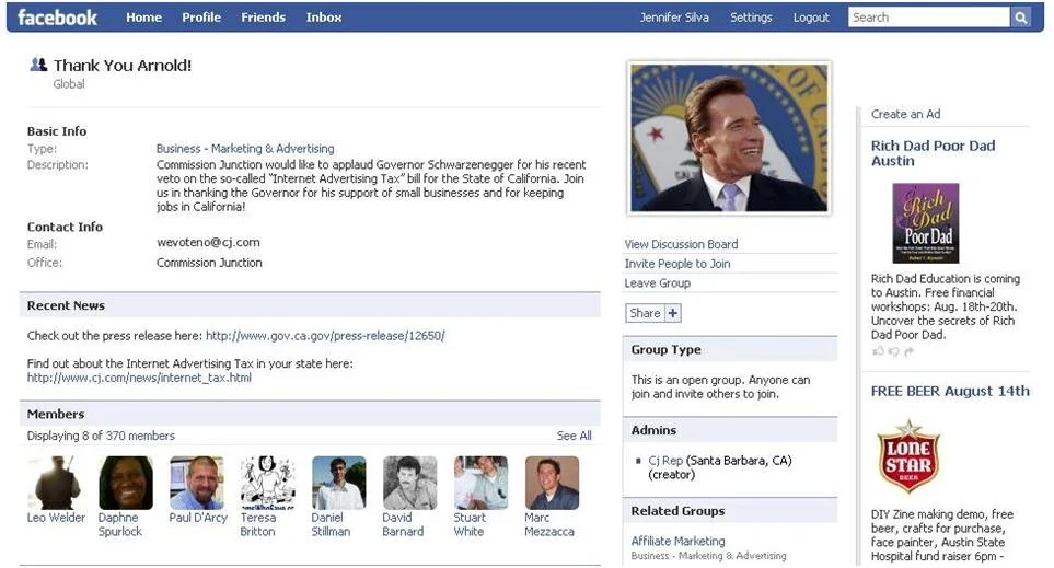 Commission Junction Hearts Gov. Schwarzengger