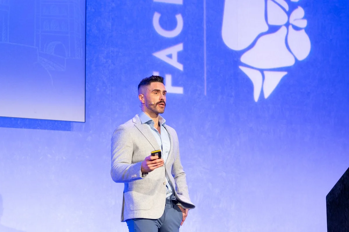 moment captured at a conference in london by apera photography and videography services