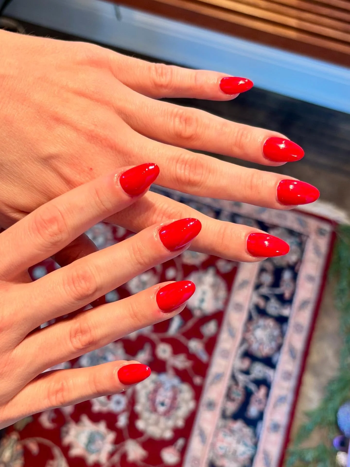 Red nails all year long please &amp; thank you!! 

#nails #nailsalon #mandevillela #longbeachms #nailsnailsnails #nailsofinstagram