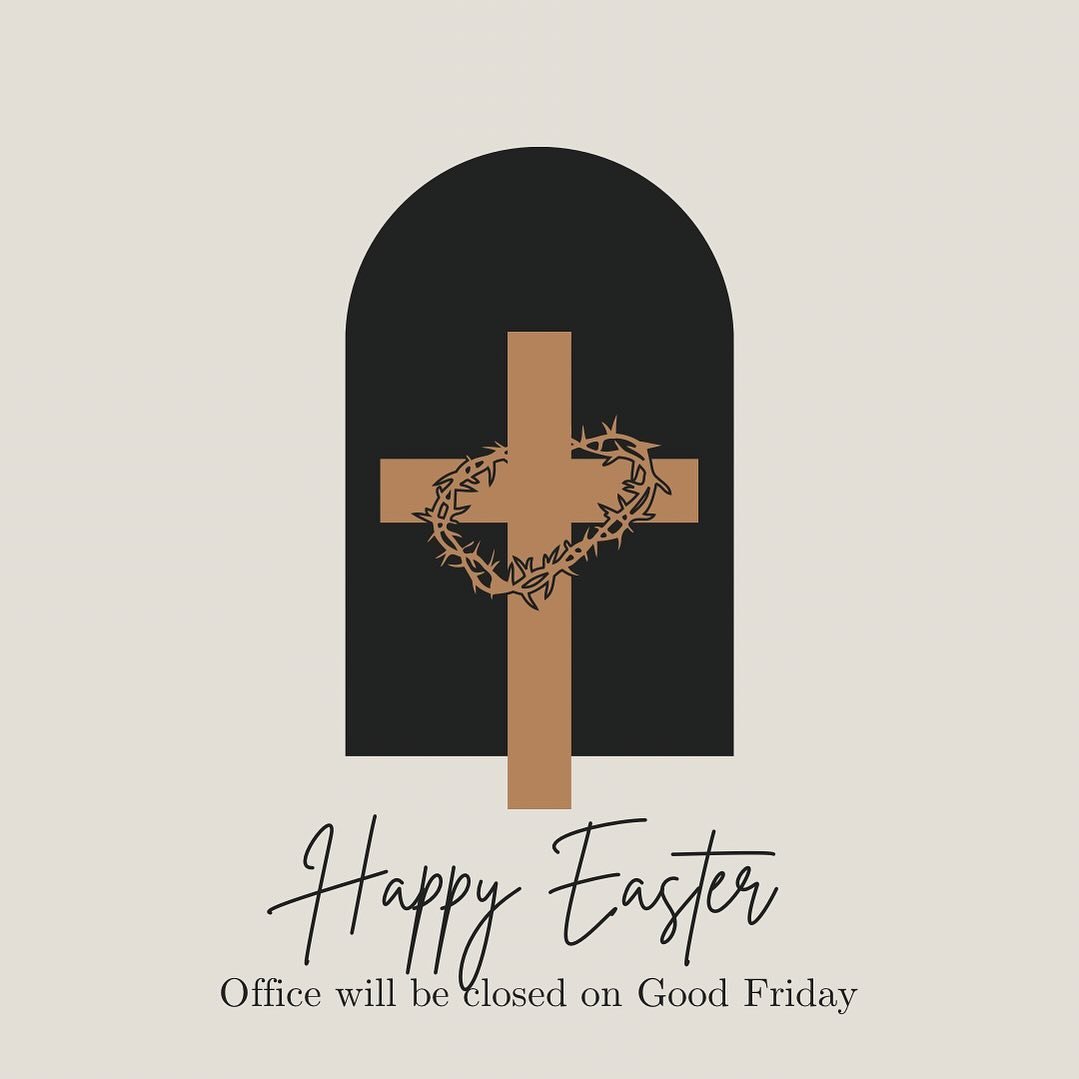 Wishing everyone a blessed Easter! 🌷🪻

Our office will be closed on Good Friday &mdash; March 29th.