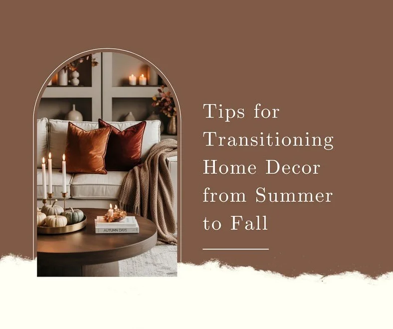 🍂 Ready to give your home that cozy fall refresh? Today, we are sharing 4 tips to transition from summer to autumn.

Fall is all about creating spaces that feel layered, inviting, and ready for the season ahead. 🍁✨

Which of these tips will you try
