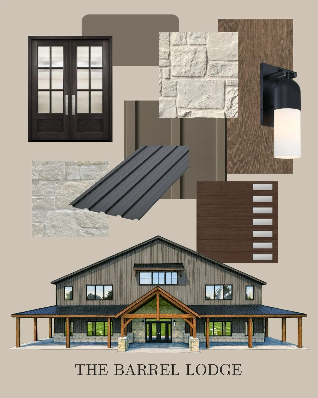 Currently Working On: The Barrel Lodge 🌲
&nbsp;
Thoughtfully designed with spaces for recreation, gathering, working, and unwinding. This new build features natural wood, refined materials, and elevated Montana-inspired style to create a welcoming p