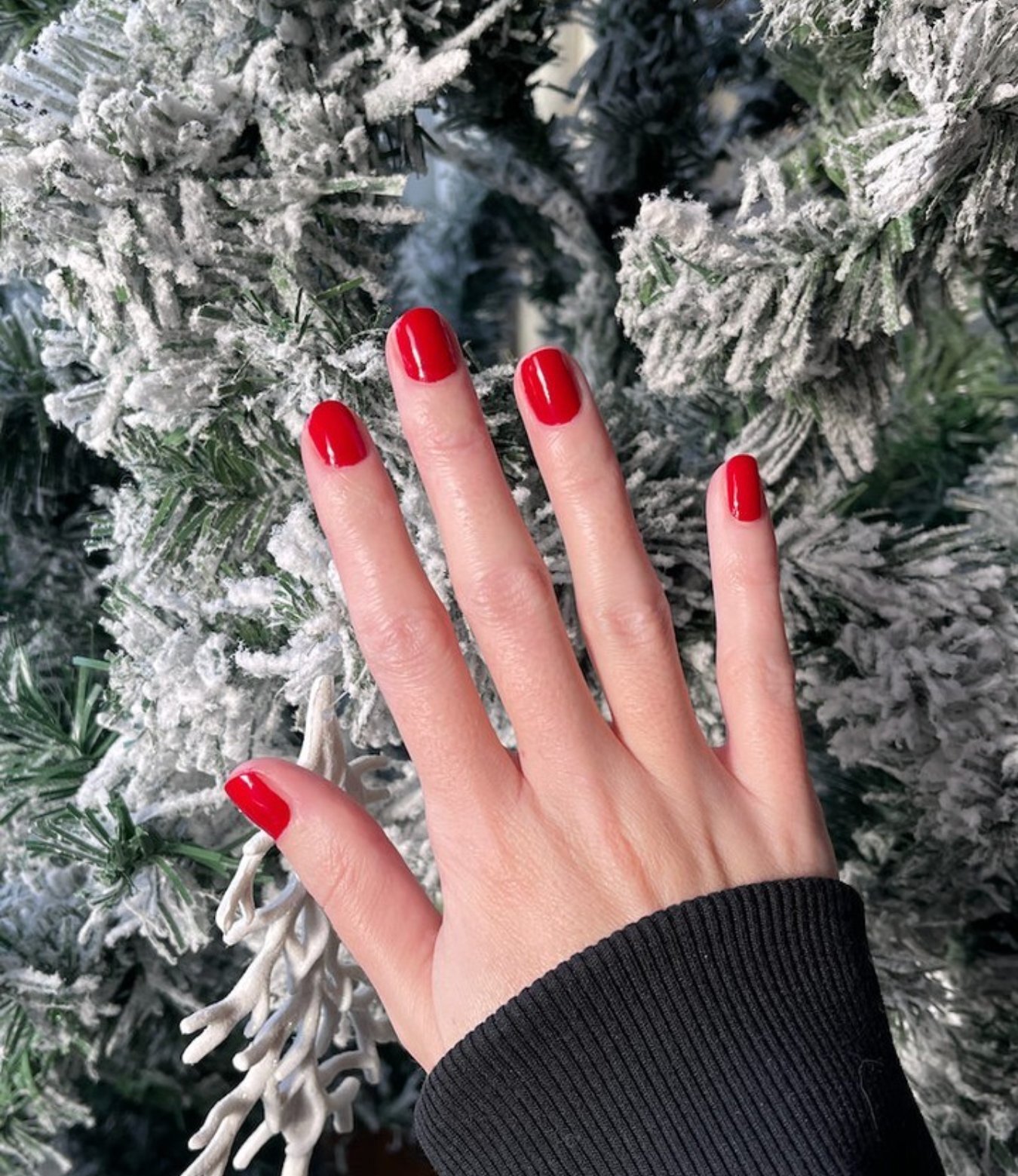 The color of the season ❤️ but not here for long. Pure Polish in 'Reema' is available at Miniluxe today! Come get your nails holiday party ready. 😍🎄 #legacynorth #miniluxe #rednails #rednailinspo