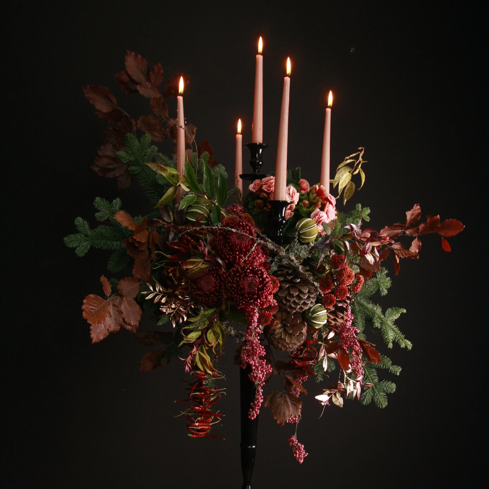 Candelabro floral