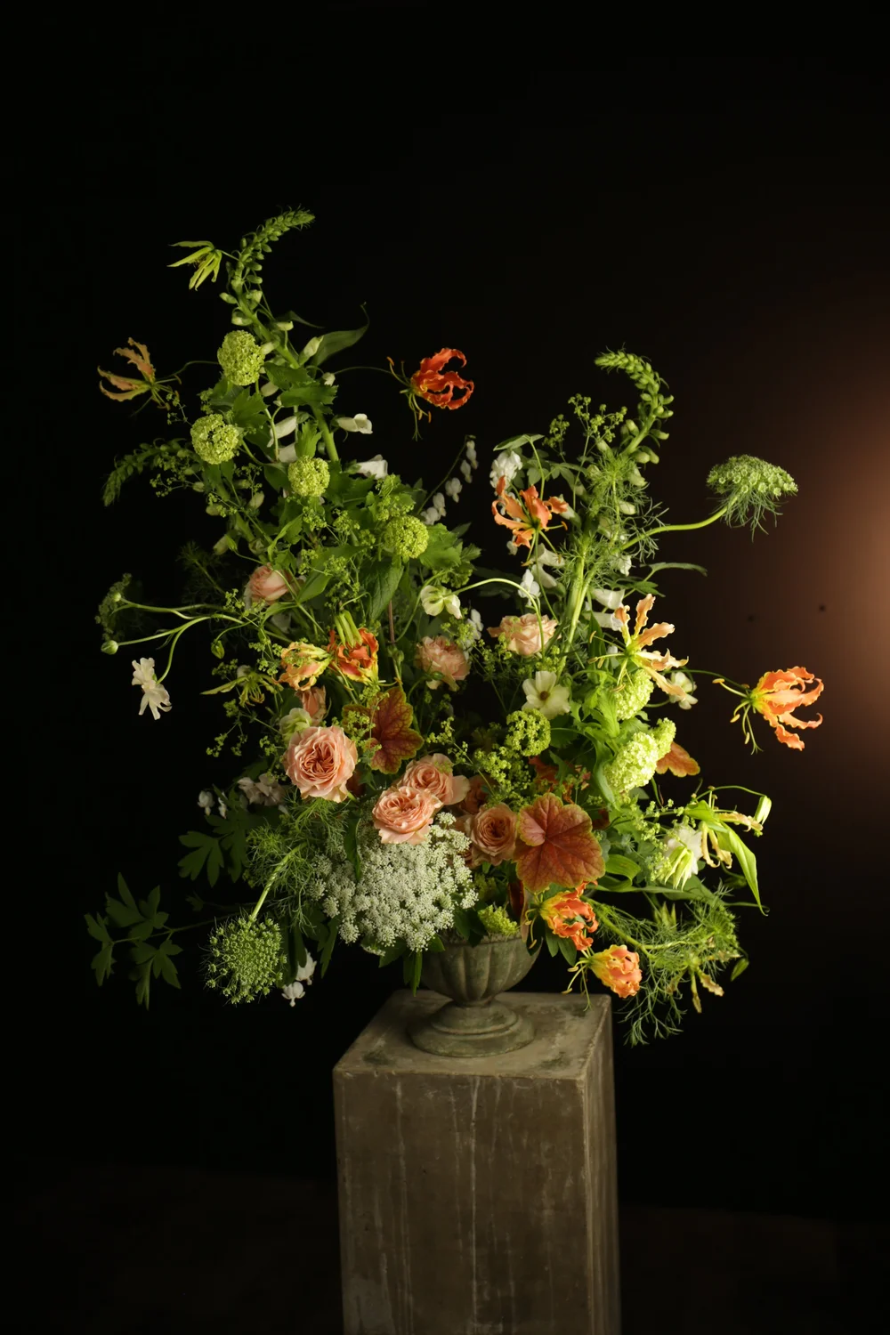Arreglo floral pastel