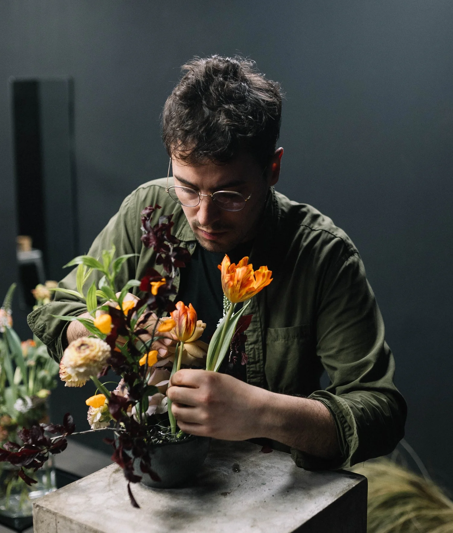 Alex Molina, director de Savia Bruta Flower School