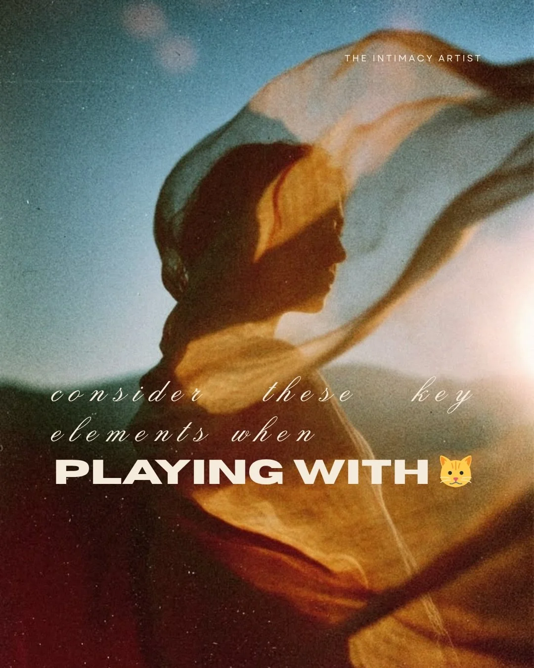 ✨CONSIDER THESE KEY ELEMENTS WHEN PLAYING WITH 🐱

Remember every 🐱 is different and context is everything! Overall stress levels, hormonal fluctuations, hydration status, and mental state all play a role in the energy of her 🐱

Save this for later