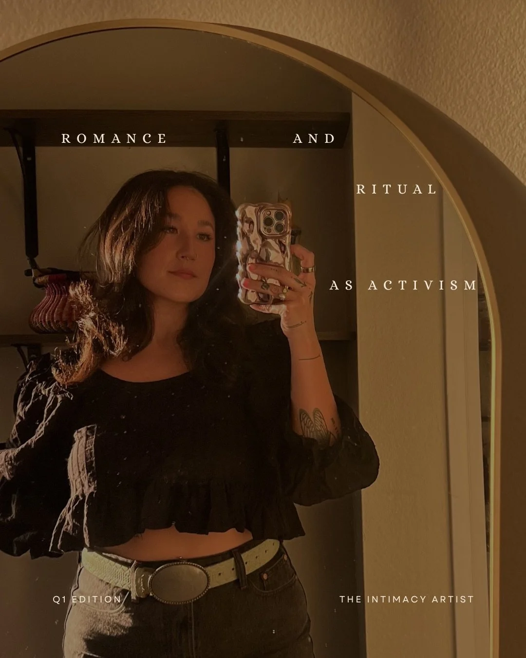 ▴ romance and ritual as activism ▴ 

Romance and ritual can be in every action and moment if you let it. And as staying guarded and armored seems to prevail among many; I find romance and ritual are our way into the heart.

The small gestures of fond