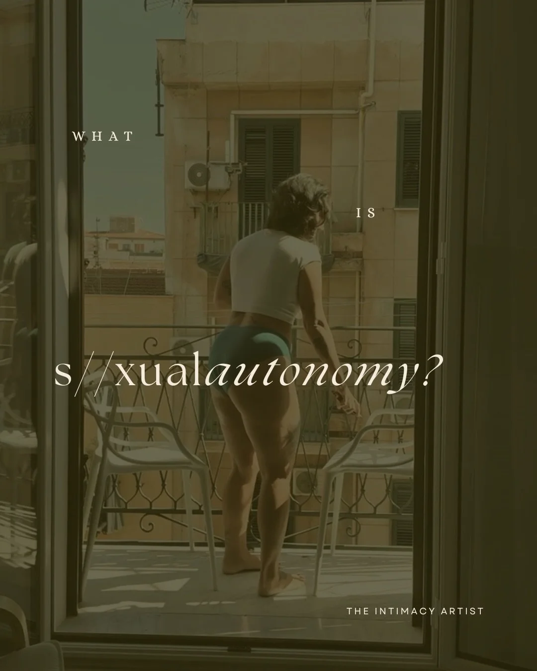💫WHAT IS S//XUAL AUTONOMY?🌪️

your s//xuality is more than what&rsquo;s between your partner and you

it is yours.

your choice to reclaim your own s//xual autonomy is what shatters the collective and internalized shame.

.
.
.

A little over a wee