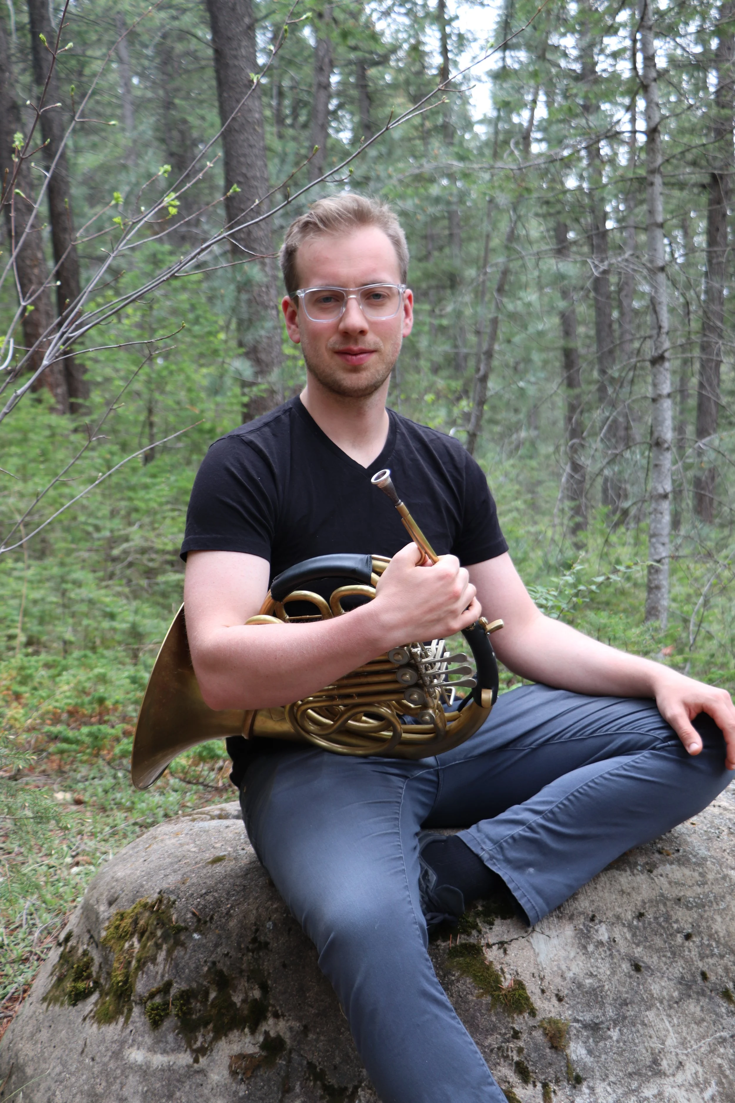 Spencer offers French horn lessons online and in the Denver/Boulder area.