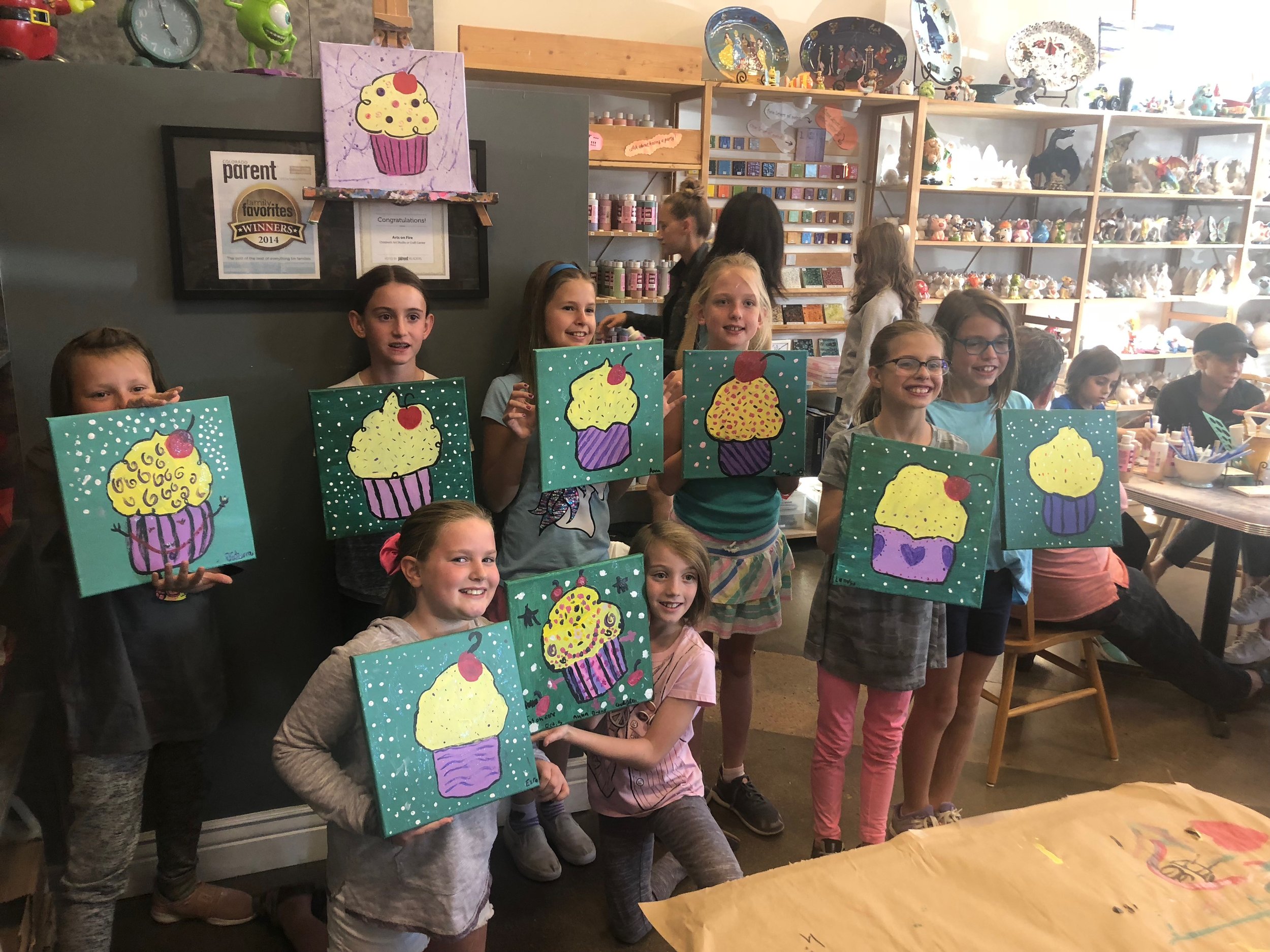 Canvas Painting Parties near me - Glass Fusing, Art 101