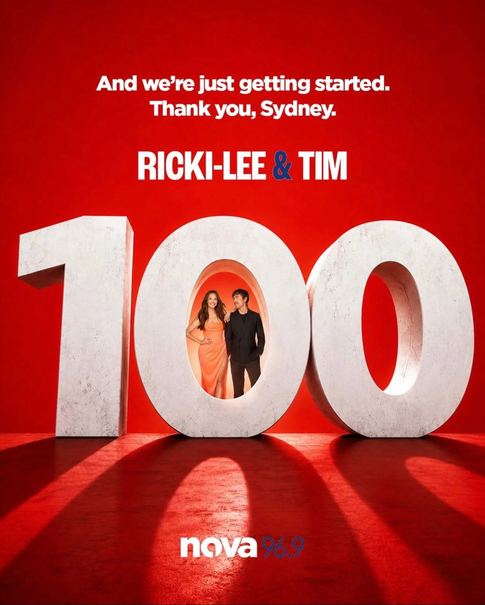 Celebrating 100 shows today! We love spending the morning with you Sydney xxx