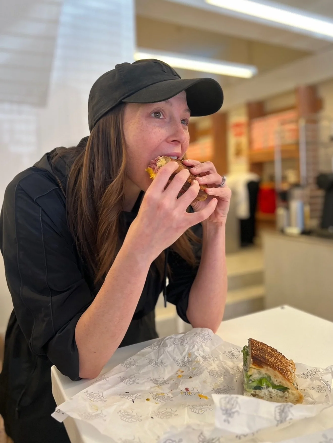 I mean&hellip;🤤 @hectors_deli has been on my list for so long &amp; I finally got to try it! We got the Beef &amp; Pickle Toastie &amp; the Chicken Salad Sandwich&hellip;and holy bajeezus! Outrageously good! 🤯 Also, a coffee spritz&hellip;cold brew