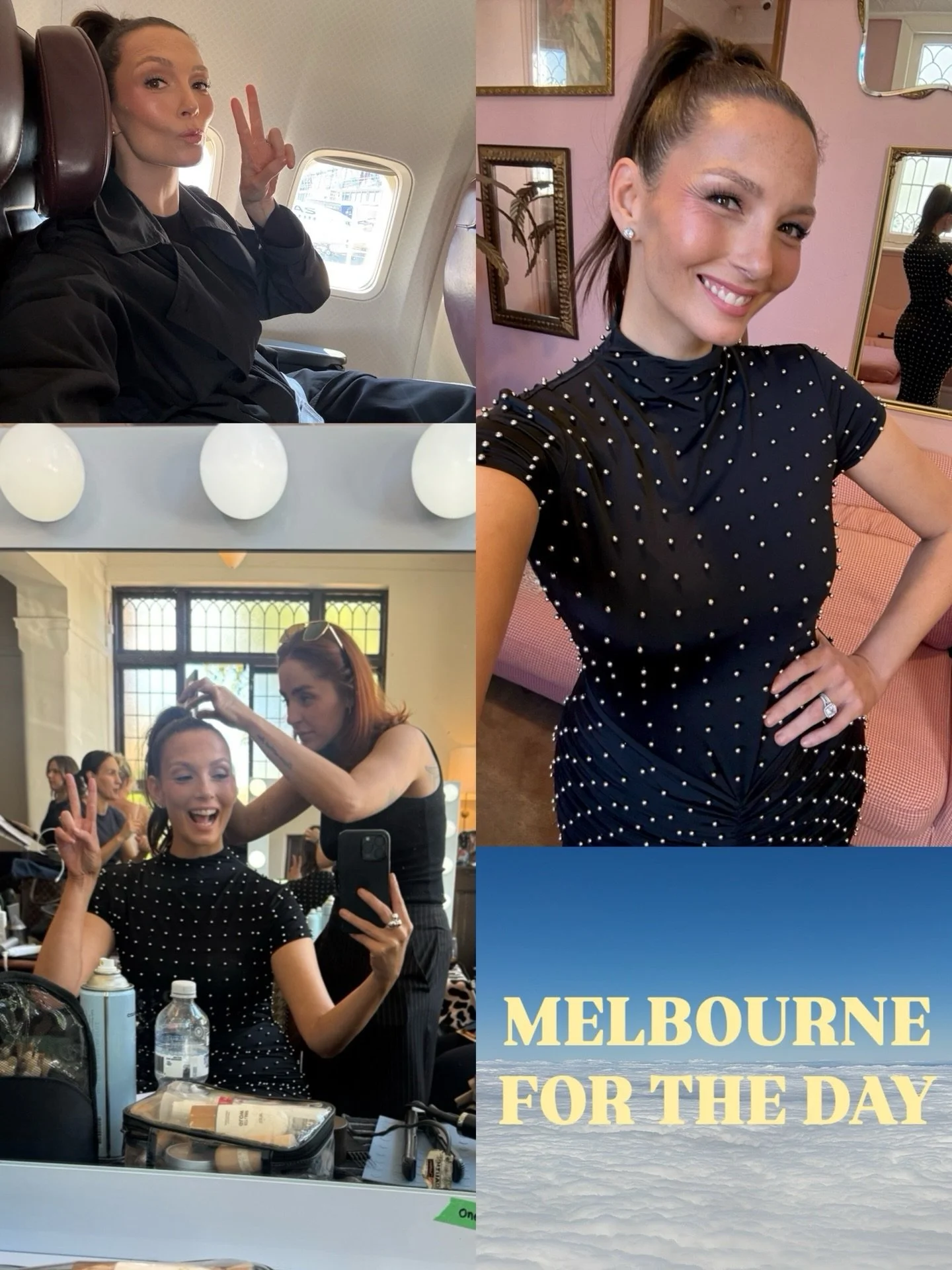 Yesterday was a whirlwind of a day! 😅🫠🤪 Come along to the Upfronts in Melbourne with me xxx

Earlier alarm than usual - I had to do my hair &amp; makeup before the radio show because I had to fly to Melbourne straight after the show and didn&rsquo