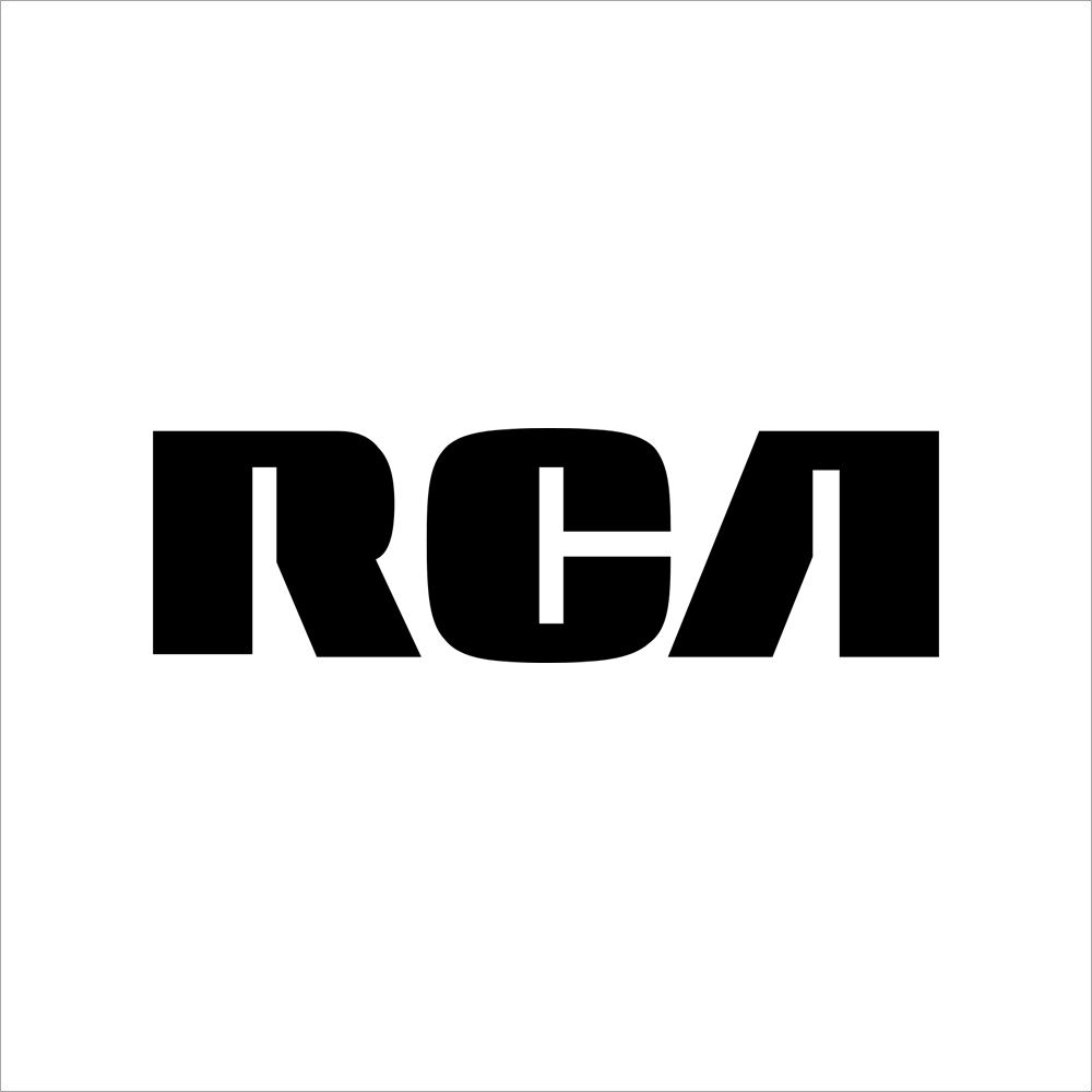 RCA logo in bold black letters on a white background.
