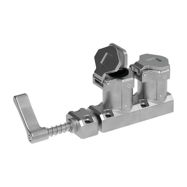 Trapped Key Spring Handle Interlock with Dual Key (SS-HD-11)