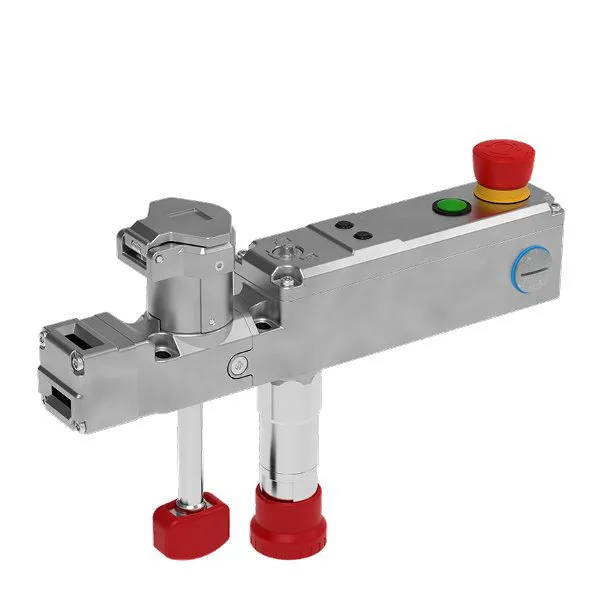 Solenoid Key Release, Rear Release, Pushbutton, Emergency Stop (SS-TS-SR-RR-PB-ES)