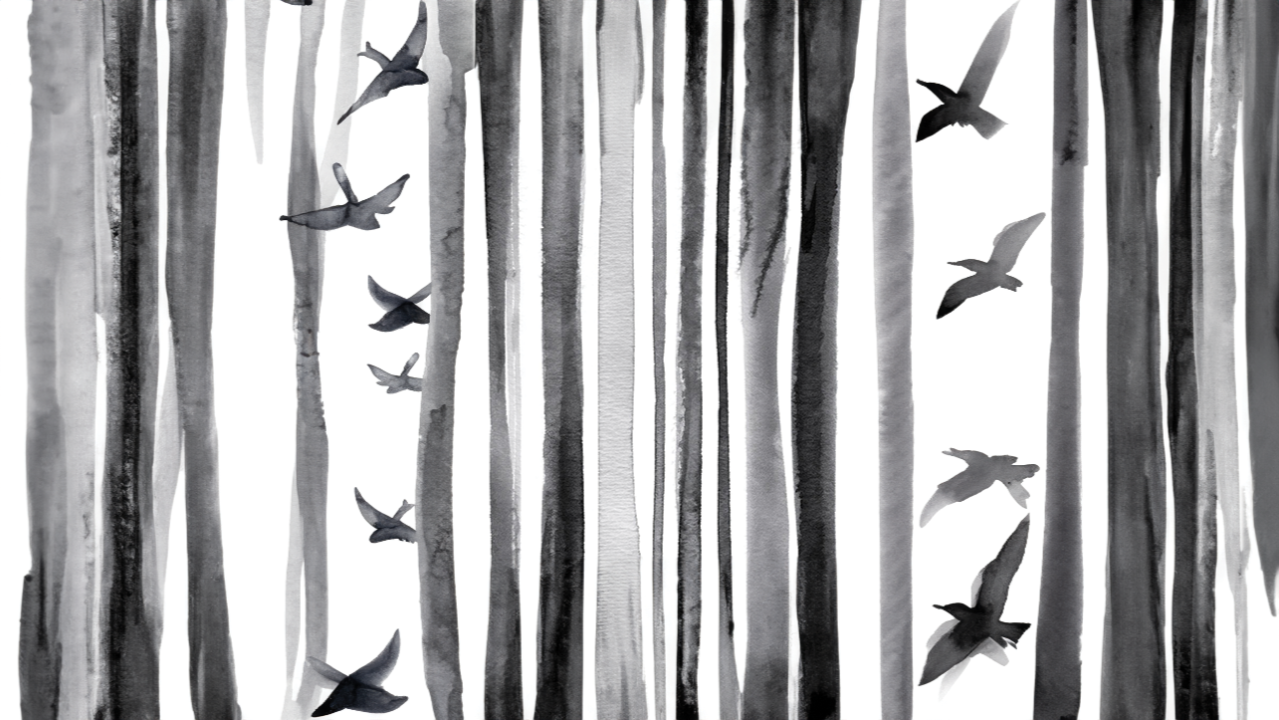 Title card for “Claiming Creativity: A Guide to Artists Seeking Copyright with AI,” highlighting Colleen Hoffenbacker as the featured artist.