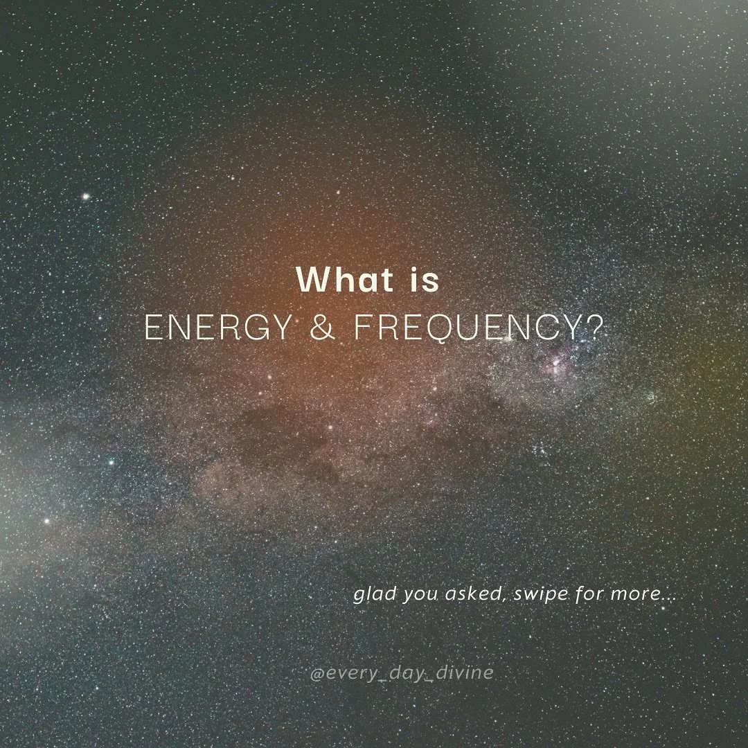 Everything is energy. 
Everything vibrates. 
✨ And your frequency shapes your reality. ✨

Let&rsquo;s talk about how to align your energy with the life you desire + stepping away from the wanting/waiting energies that are holding you back! 

If you&r