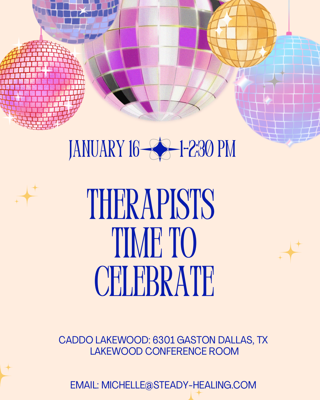 Therapist Connection Hour January 2026 — Steady Healing