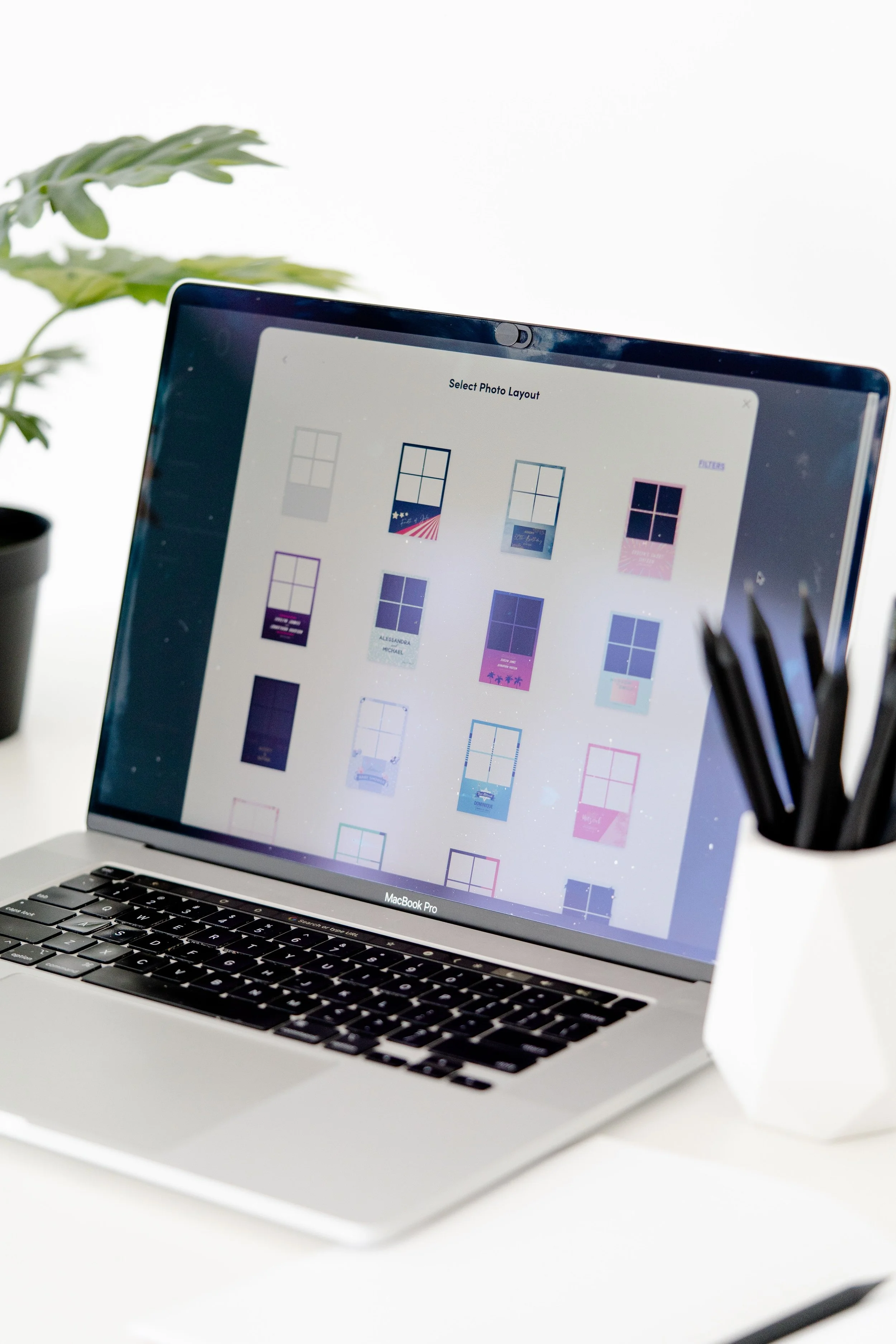image of consultation page and photo booth options