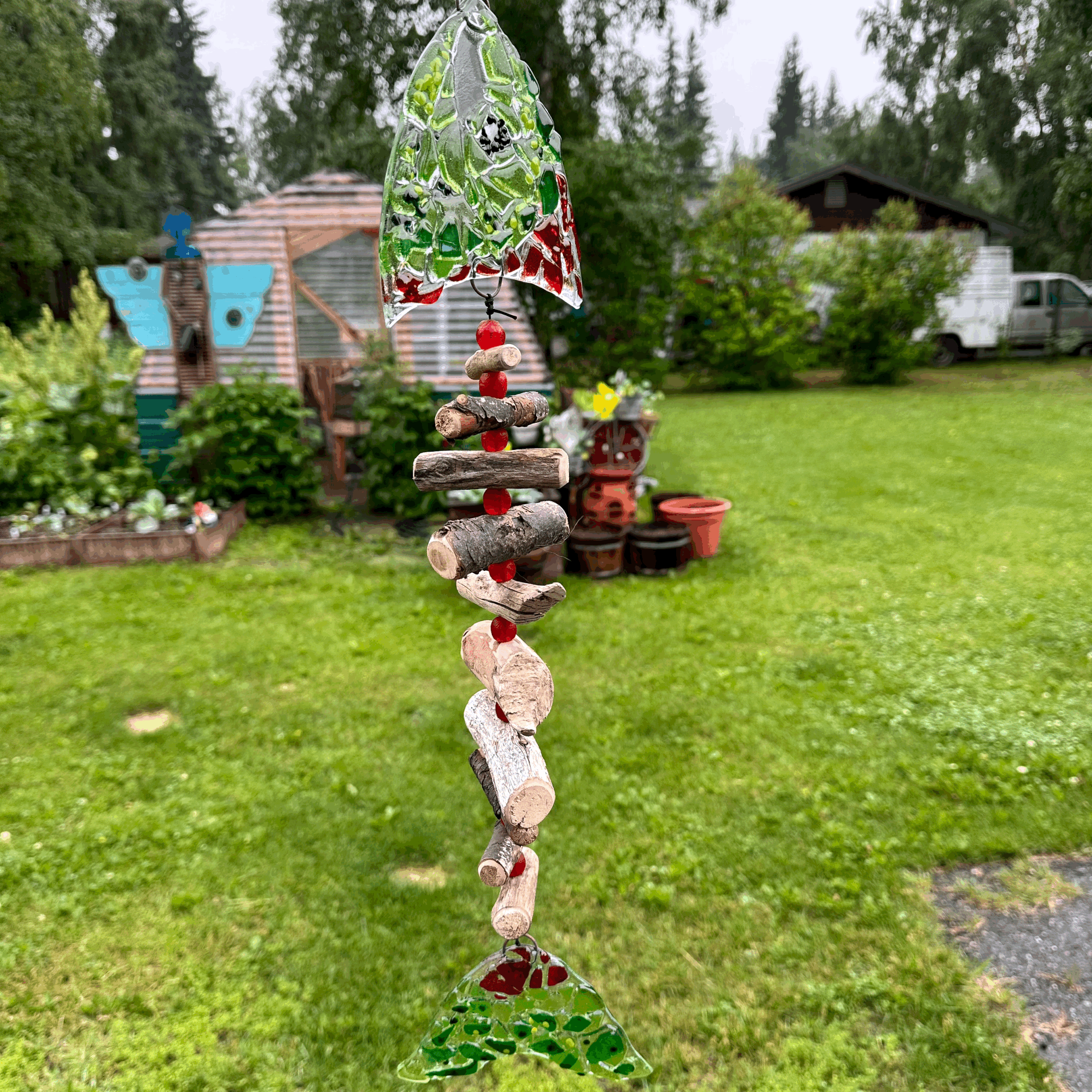 Beaded Driftwood Fish Mobile Sat 3/28 10-1