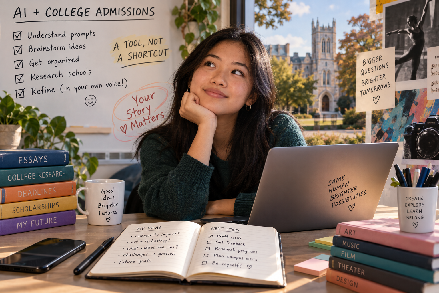 How To Use AI In College Admissions Without Losing Your Creative Voice