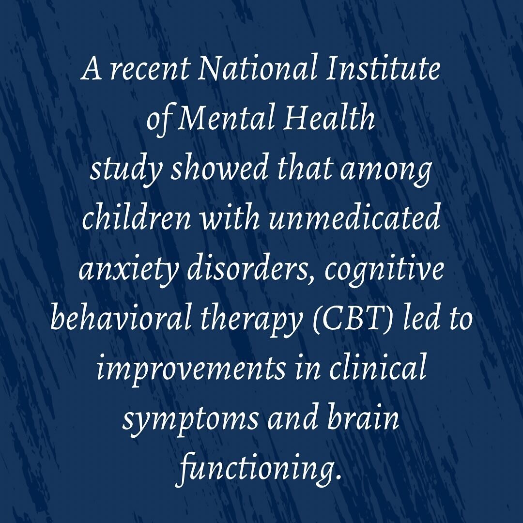 &ldquo;We know that CBT is effective. These findings help us understand how CBT works, a critical first step in improving clinical outcomes,&rdquo; said senior author Melissa Brotman, Ph.D., Chief of the Neuroscience and Novel Therapeutics Unit in th